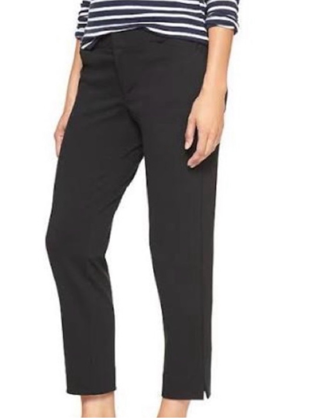 Classic Black Women’s Straight Ankle Pants